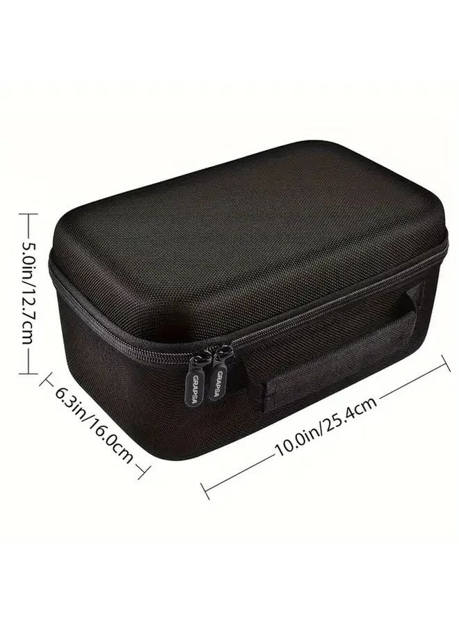 Black Case For Doc Plus Dok Premium 4x6 Instant Photo Printer Holder For Adapter Cartridge Paper Power Cord Box Only - Image 2